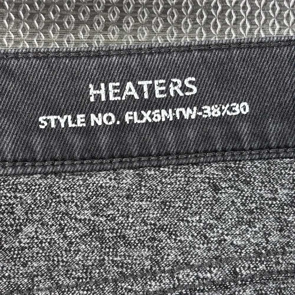 Mugsy Jeans Mens 38x30 Black Heaters Thermo Denim Relaxed Fit Stretch FLX6M-TW